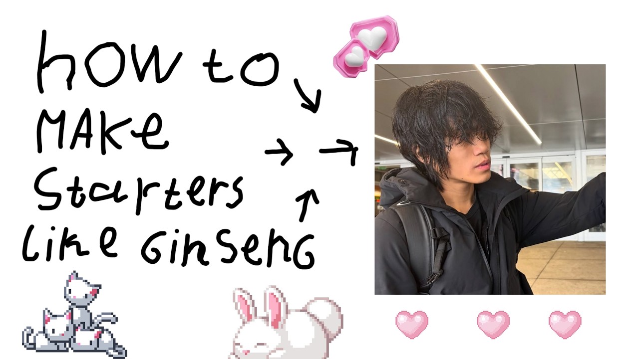 making starters\phrases like ginseng is easy