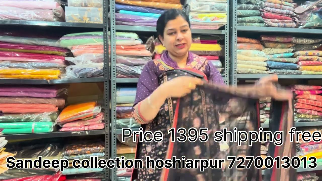 Latest collection of pure cotton and masleen viscose suits 7270013013 Sandeep collection hoshiarpur
