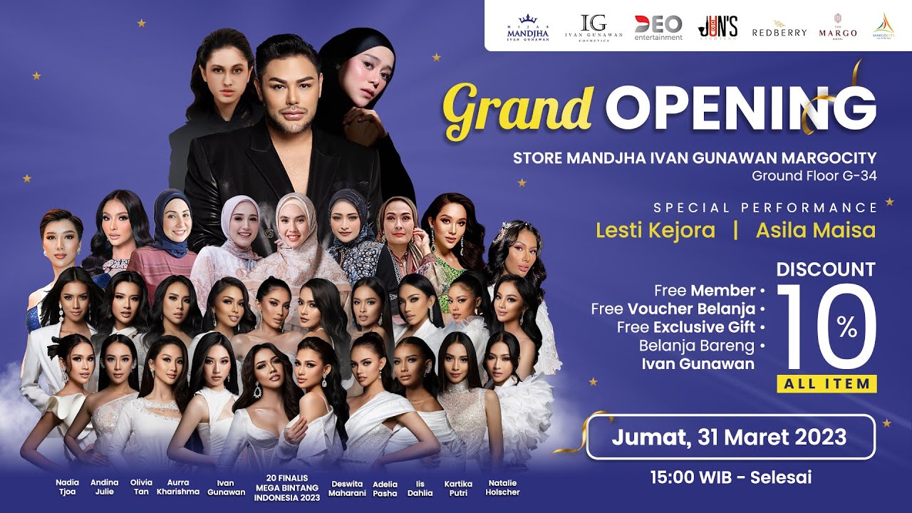 GRAND OPENING STORE MANDJHA HIJAB IVAN GUNAWAN AT MARGO CITY DEPOK | FASHION SHOW