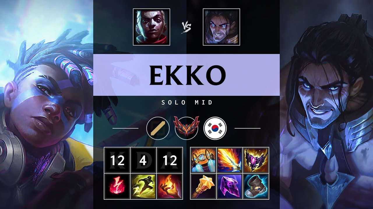 Ekko Mid vs Sylas - KR Grandmaster Patch 25.17