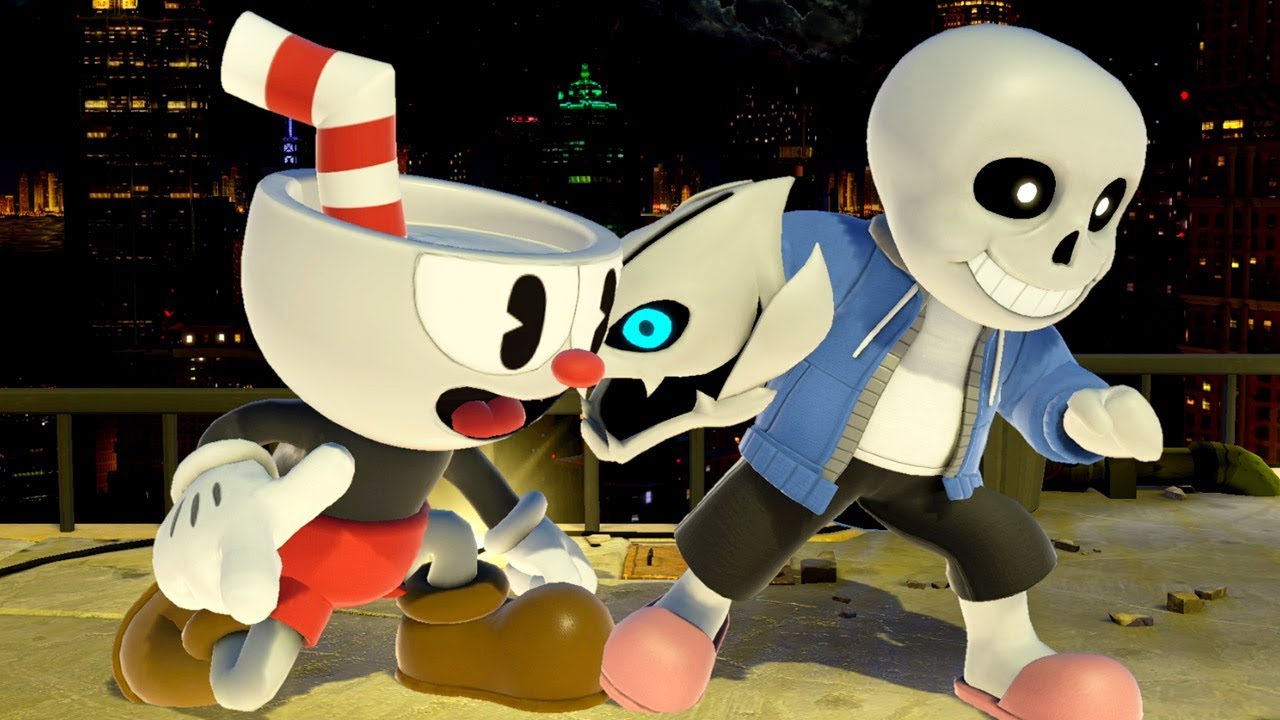 SANS VS CUPHEAD | Super Smash Bros Ultimate