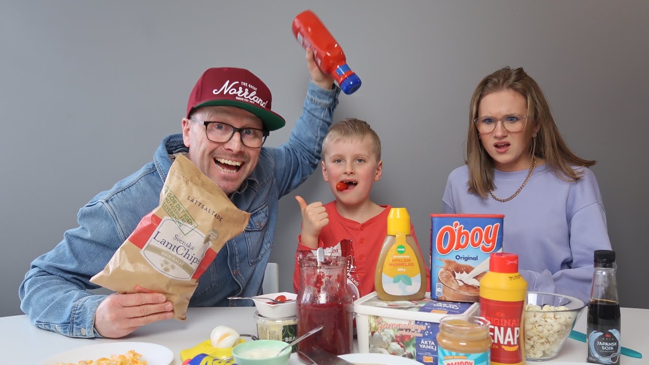 Vi TESTAR knasiga & tokiga MATKOMBINATIONER *Det går inte att äta*