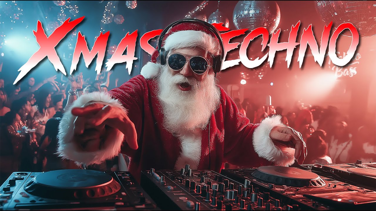 Christmas Techno Mix 2025🎅🤘Лучшие техно-ремиксы популярных рождественских песен в режиме нон-стоп🎄☃️