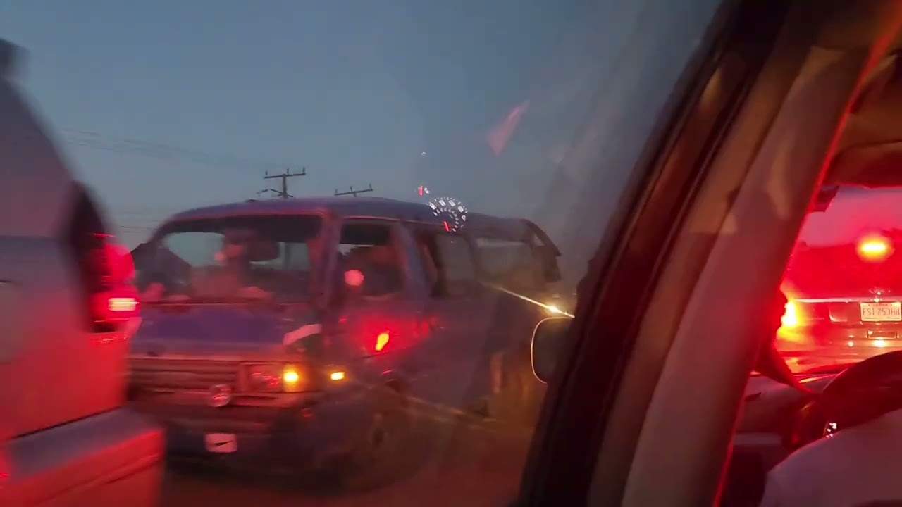 Hectic Evening Lagos Traffic in Lekki