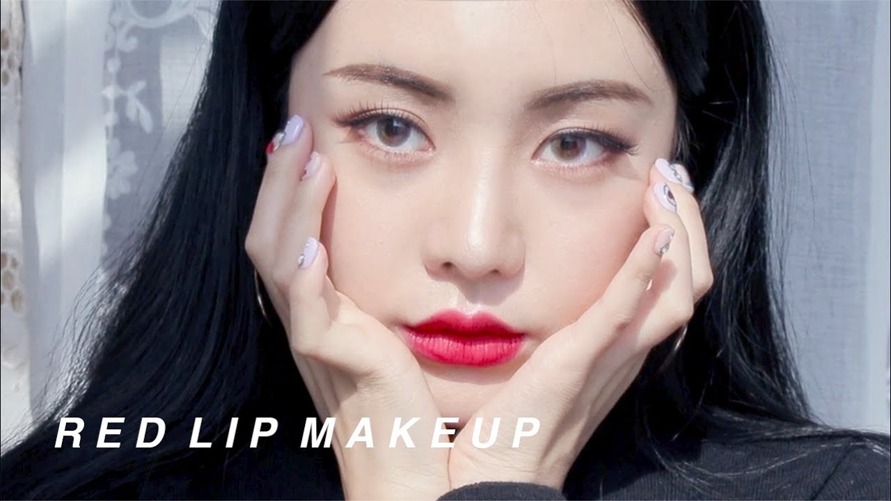 ‘Sephora RedLip Makeup’ with Eng Sub :: 인스타그램 흑발 레드립 메이크업 (feat.세포라베스트템)