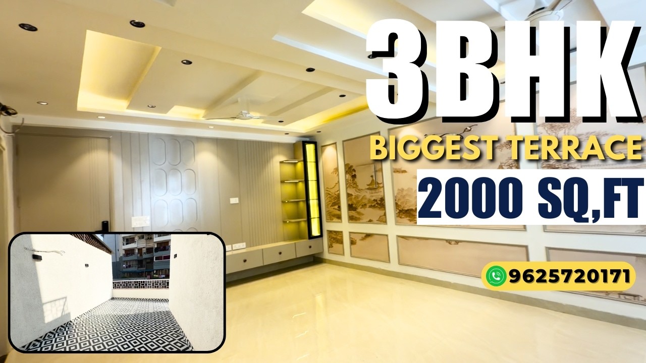 Lords Apartment ✅ 3 BHK + Terrace | 2100sq.ft | Flats For Sale in Dwarka Sector 19. #flatforsale