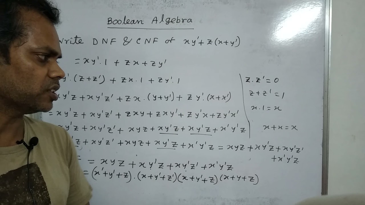 Boolean Algebra | DNF & CNF | in Bengali-Part-2