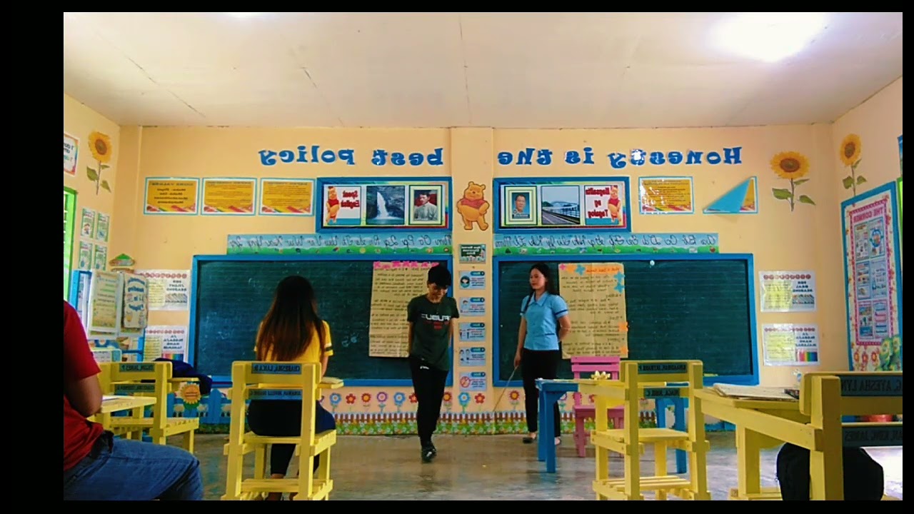 Demonstrating the basic exercises 🥰💗 4A'S Detailed Lesson plan💛😘