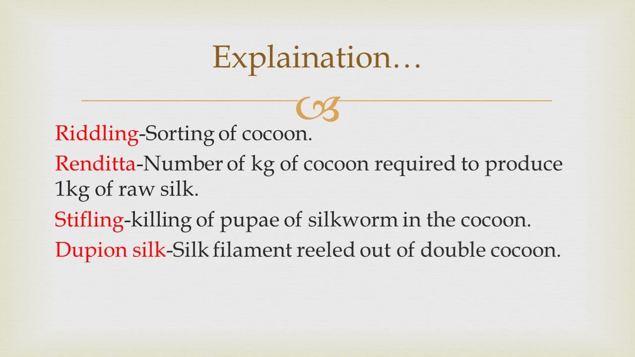 Sericulture Mcq