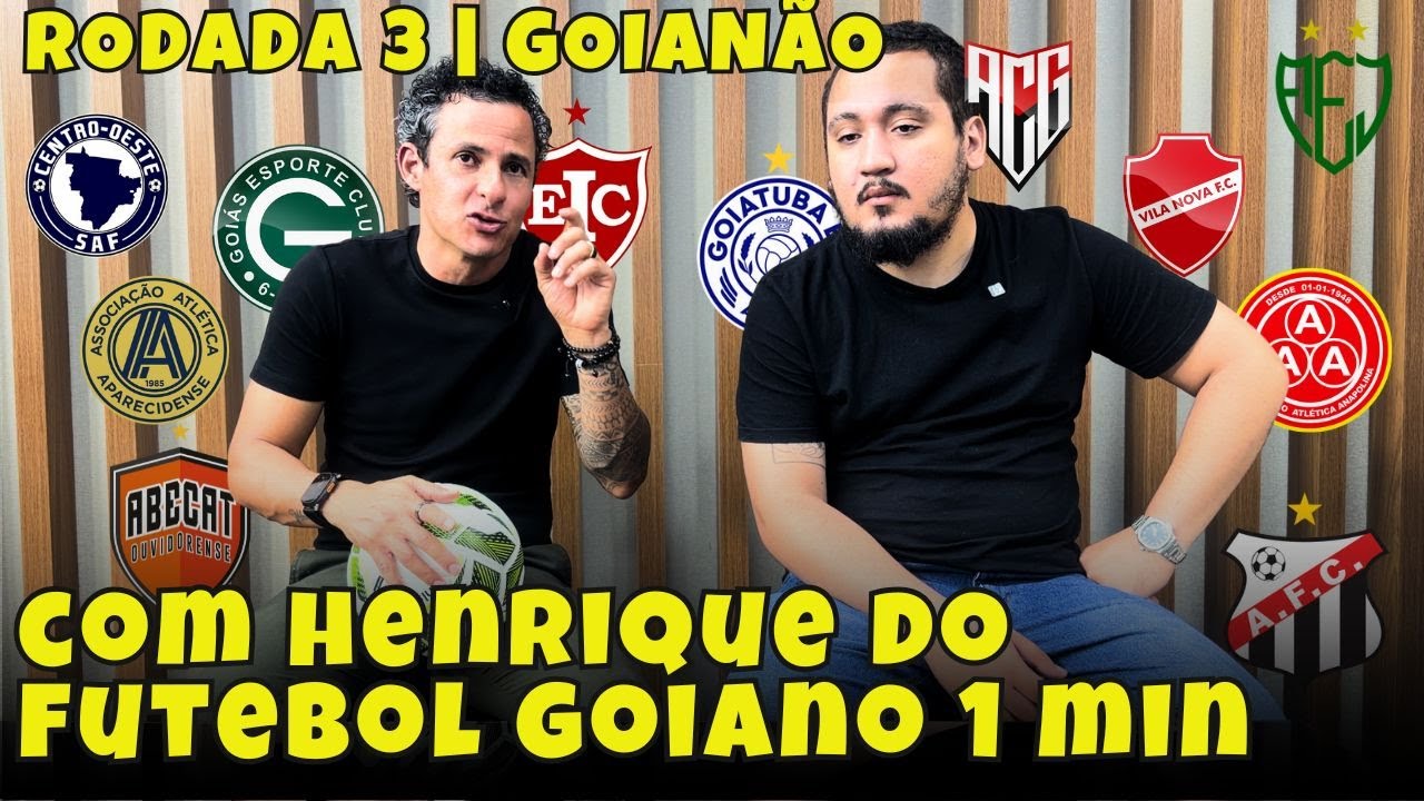 Rodada dos Visitantes! Ninguém venceu em casa no Goianão 😱