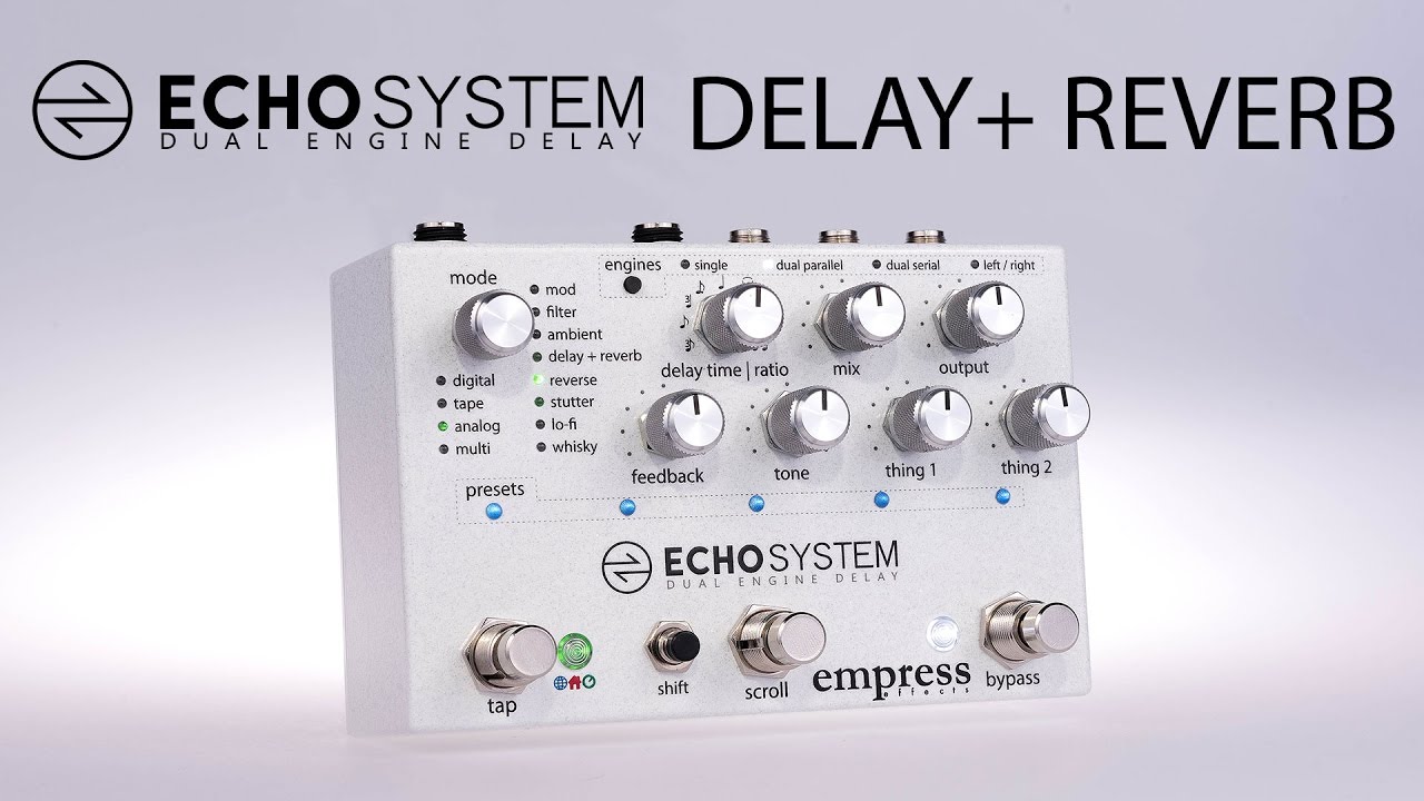 Echosystem - Delay and Reverb Mode