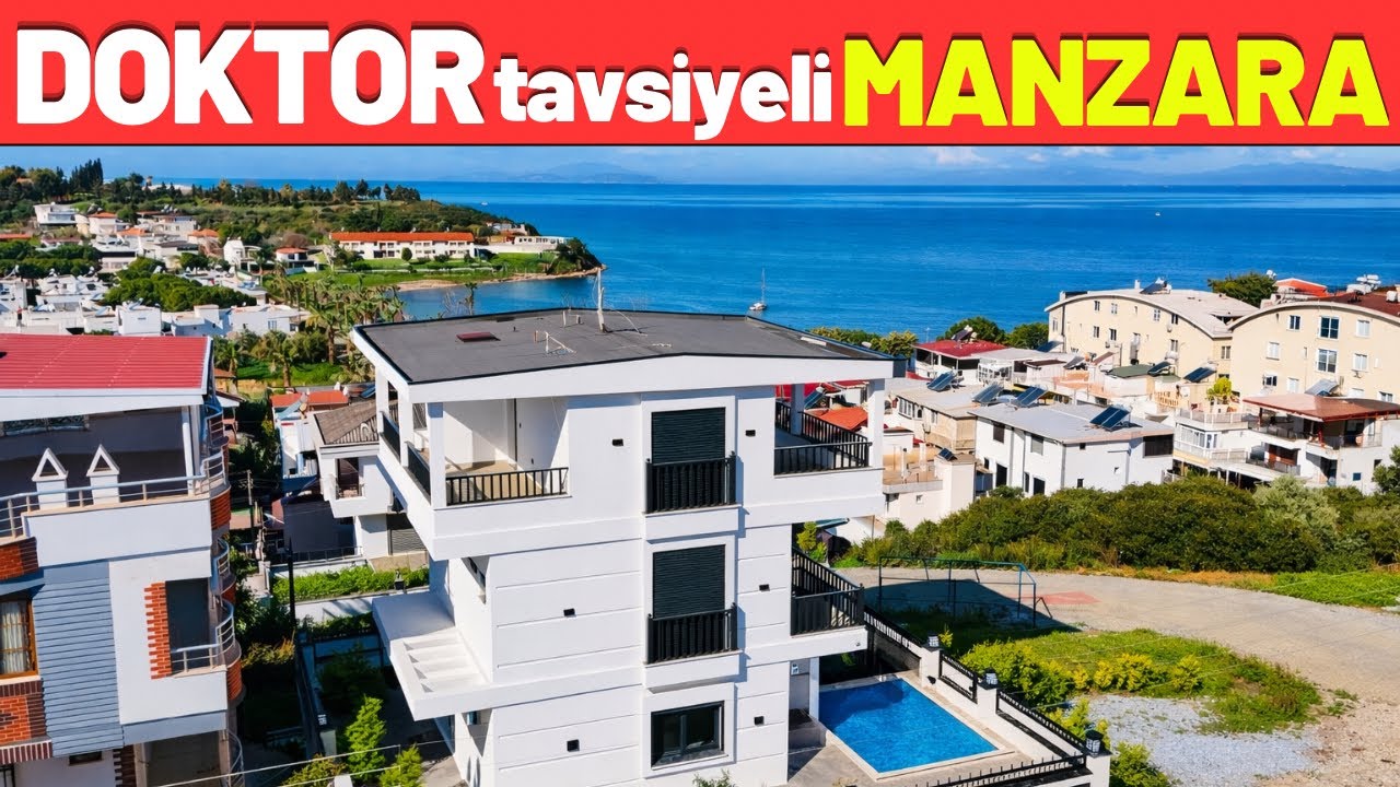 GERÇEK DENİZ MANZARALI YAZLIK TURU-A667 #mavişehir #didim #satılık  