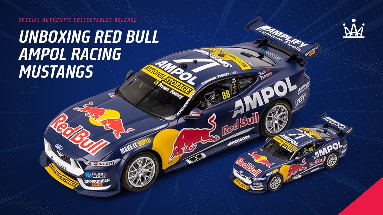 A New Era Awaits. Unboxing Our First Red Bull Ampol Racing Mustangs!