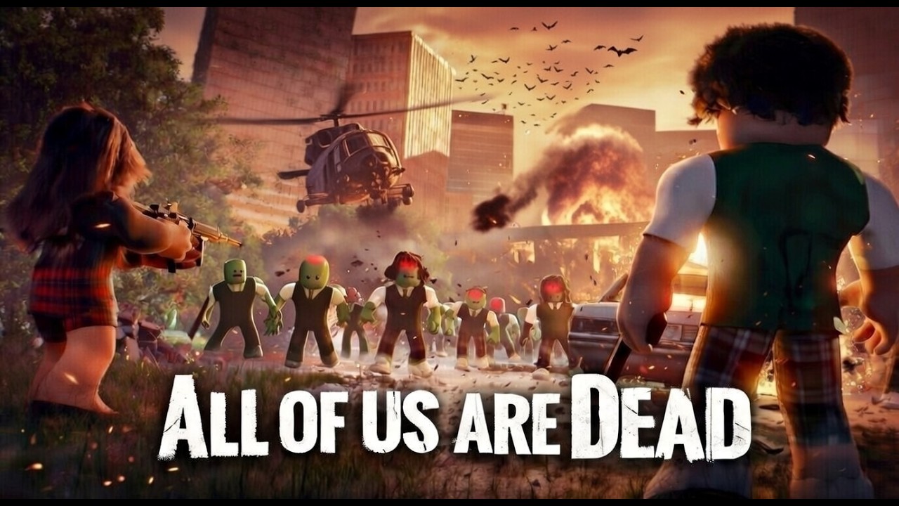 ROBLOX🔥 All of Us Are Dead but It's INSANE Zombie Horde Chaos!😱 Part 4