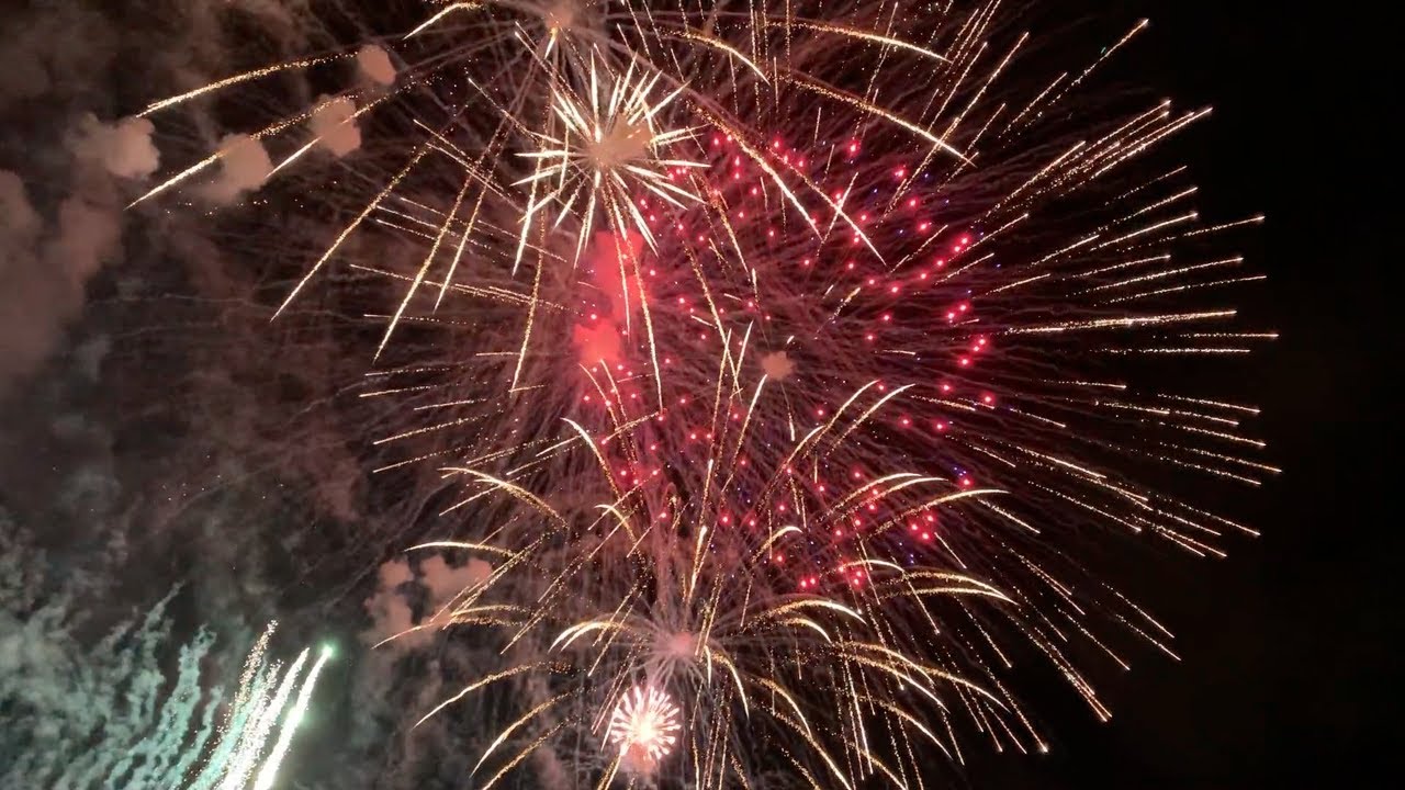 Putrajaya Bunga Api 2020 Selamat Tahun Baru Belakang Mahkamah Persekutuan Malaysia