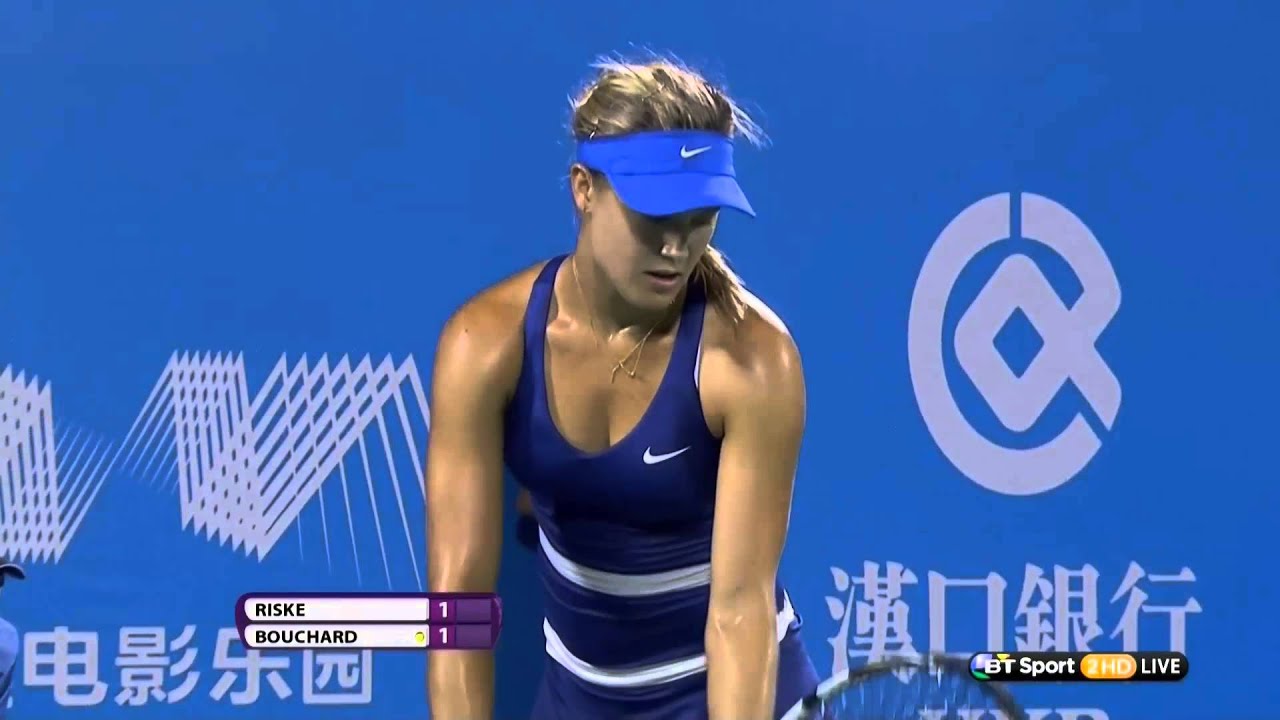 Eugenie Bouchard -The hottest player ever 1080p