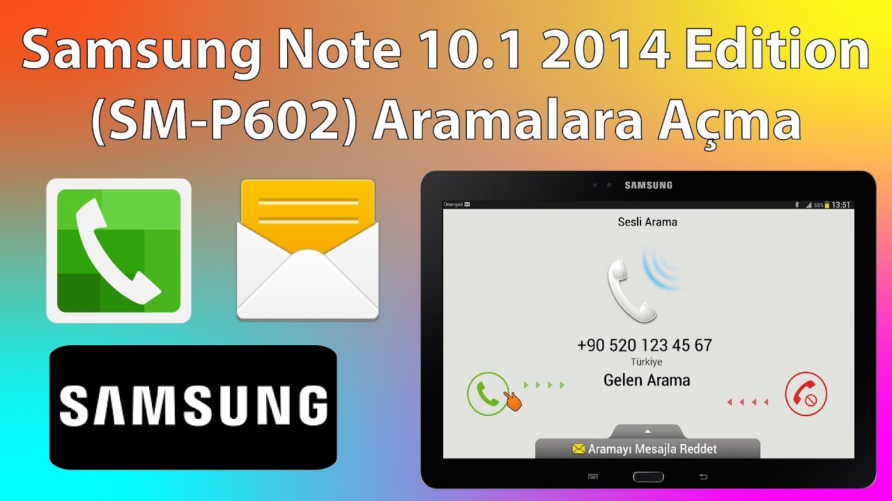Samsung Note 10.1 2014 Edition SM-P602 - Aramalara Açma + Root Yapma
