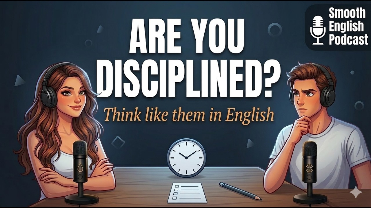 English Podcast for Easy English Conversation | Become A More Disciplined Person