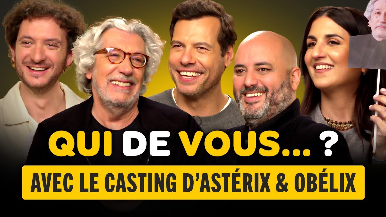Qui a le plus... ? Avec Alain Chabat et le casting d'Astérix et Obélix : le Combat des Chefs