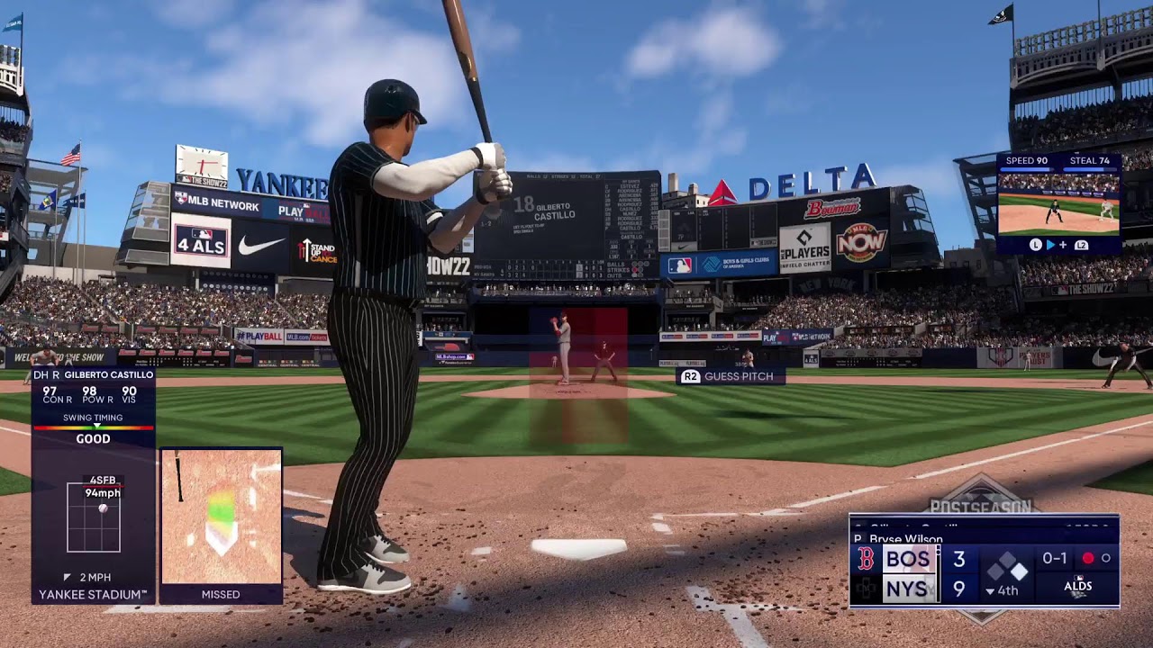 Prsuperman1s NYS custom Players Postseason 2025 BOS vs NYS ALDS GAME 2