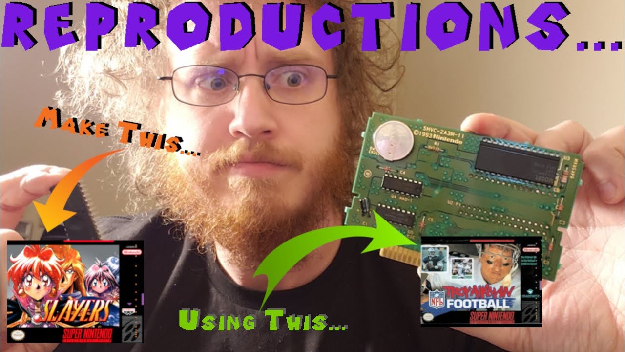 Reproductions... Making a SNES Repro from a Donor Cart