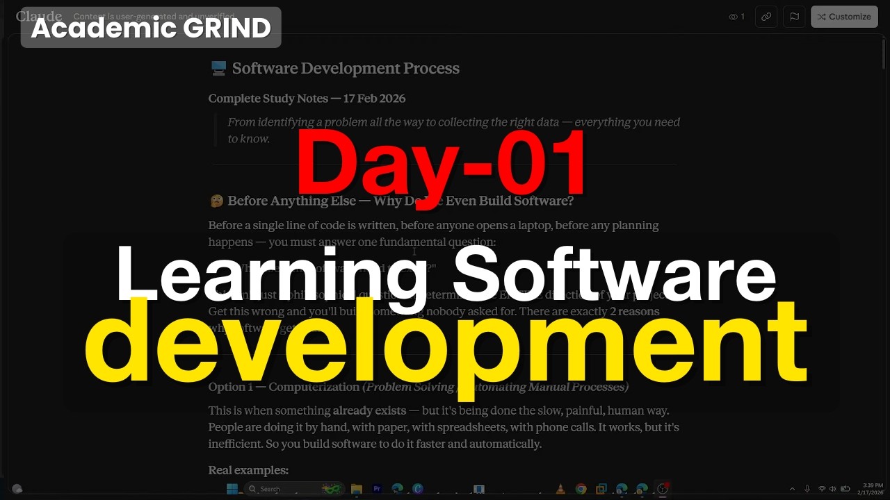 How Software Actually Gets Built — Full Breakdown | 𝐀𝐜𝐚𝐝𝐞𝐦𝐢𝐜 𝐆𝐫𝐢𝐧𝐝