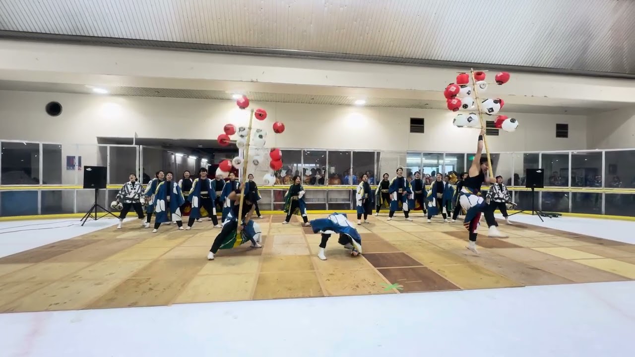 心纏い「心、ここにあり」大須スケートリンク  2回目お正月特別企画どまつりで、招福祈願2026.1.3