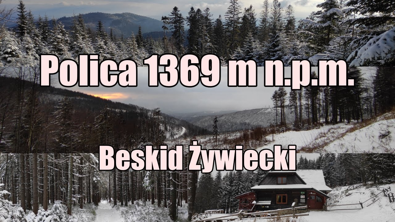 Hala Krupowa - Polica 1369 m n.p.m. - Góry Beskid Żywiecki