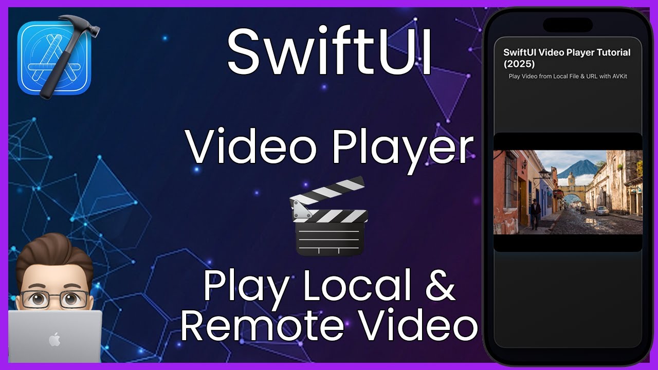 SwiftUI Video Player Tutorial (2025): Play Video from Local Files & URLs with AVKit