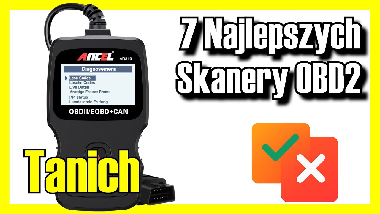 🚗🔥 7 NAJLEPSZYCH skanery OBD2 do auta W DOBREJ CENIE na Amazon [2026]✅[Jakość/Cena] OBD