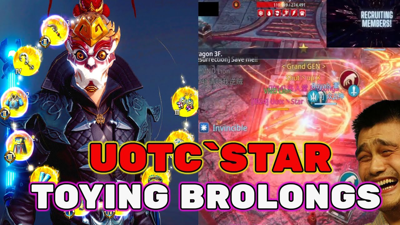 UOTC`STAR TOYING BROLONGS AT INMENA TOBD4F | UOTC TEAM VS MAZDA/HOF TEAM | MIR4