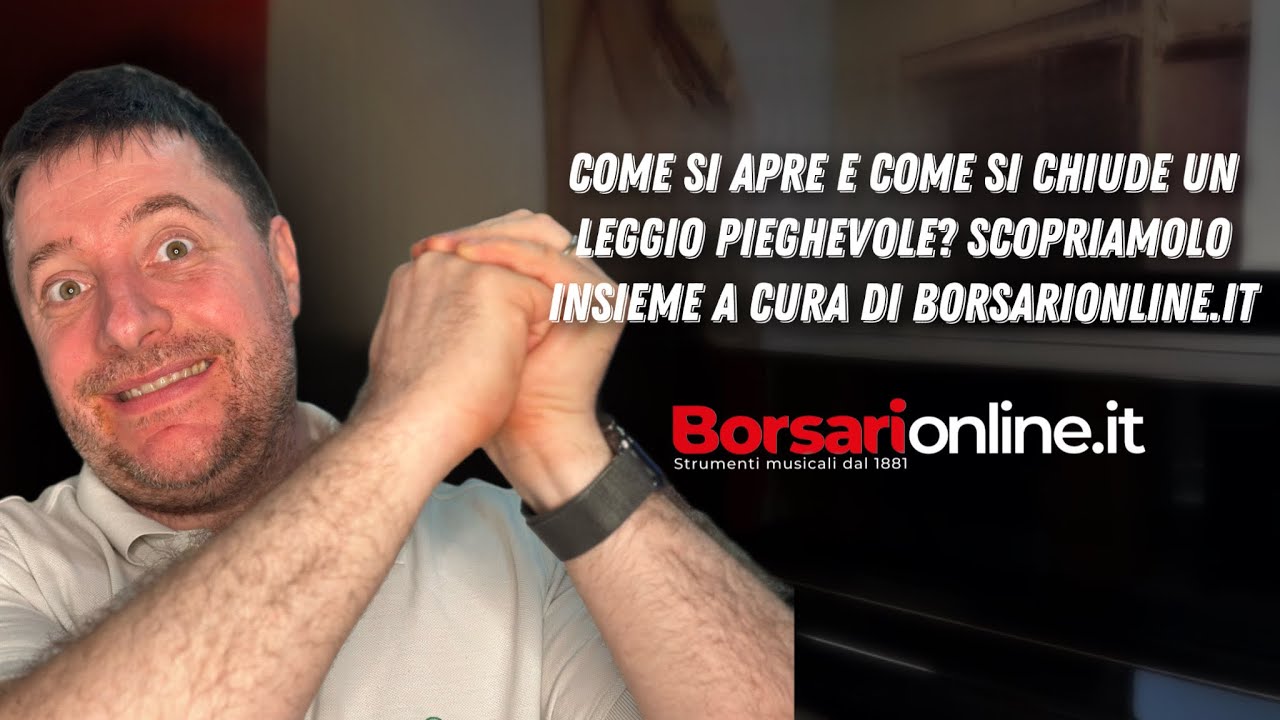 COME SI APRE e COME SI CHIUDE un LEGGIO PIEGHEVOLE? Scopriamolo insieme a cura di borsarionline.it