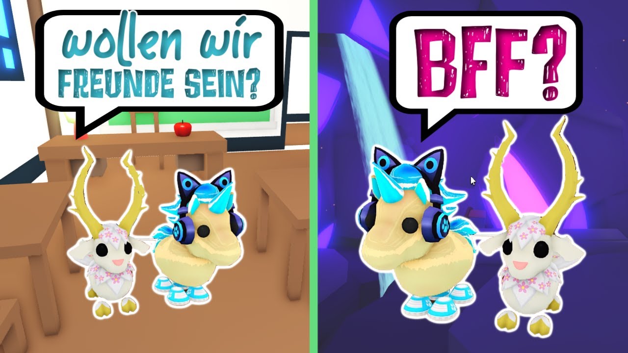 BUTTERCUP findet eine NEUE FREUNDIN 💛👯‍♀️💛 Roblox Adopt Me! Roleplay Story DEUTSCH