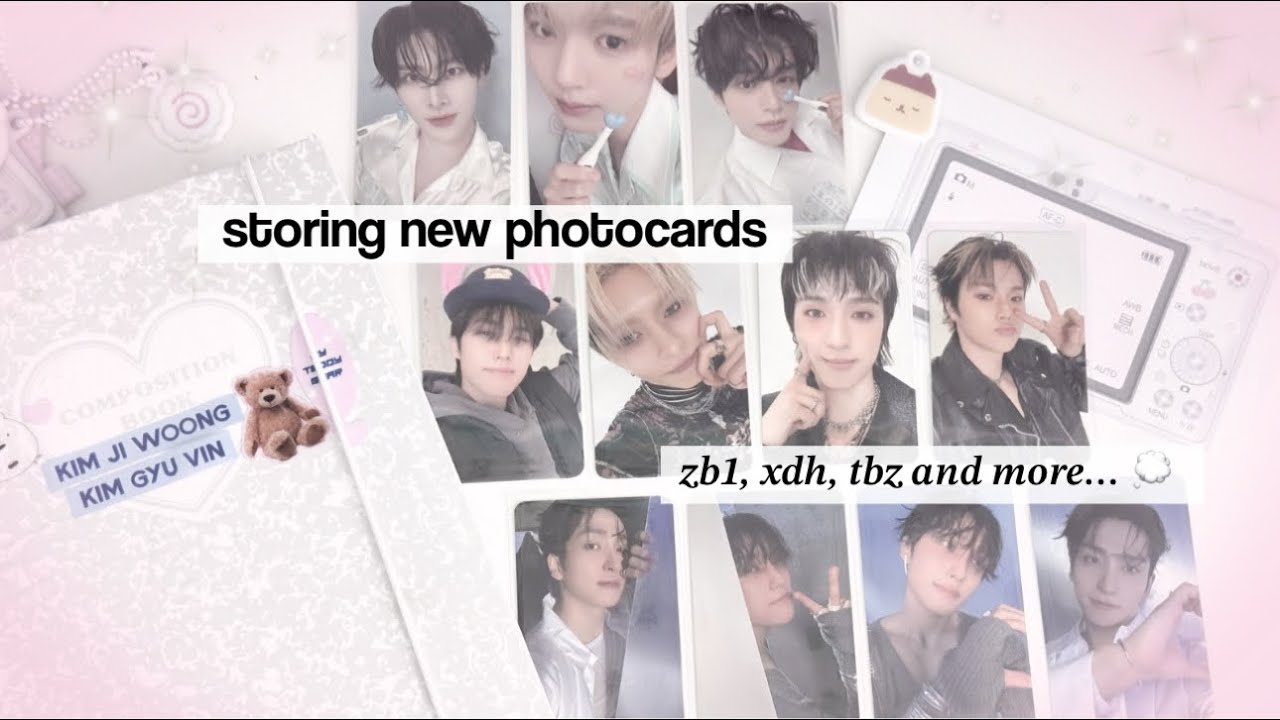 ꒰ˆ𐃷ˆ꒱ storing new photocards ep. 2 ꒰ zb1, xdh, tbz, skz and more ꒱