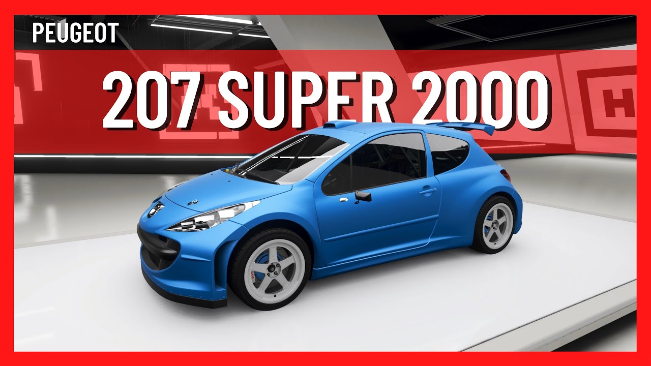 Forza Horizon 4 - 2007 Peugeot 207 Super 2000 - Customize and Drive