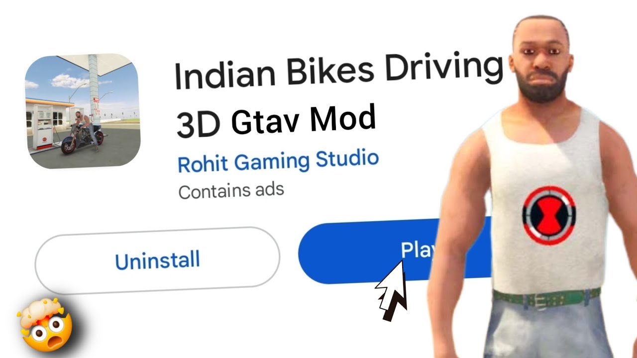 FINALLY! 😱 I FOUND GTA V MODE IN INDIAN BIKE DRIVING 3D 😍🥰| IBD3D GTA V DOWNLOAD 