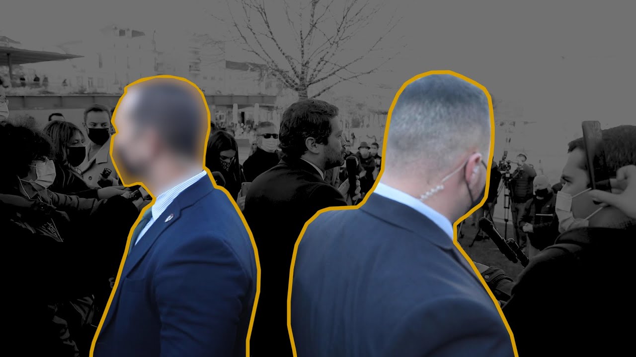 Missão: proteger André Ventura. Os seguranças que nunca largam o candidato