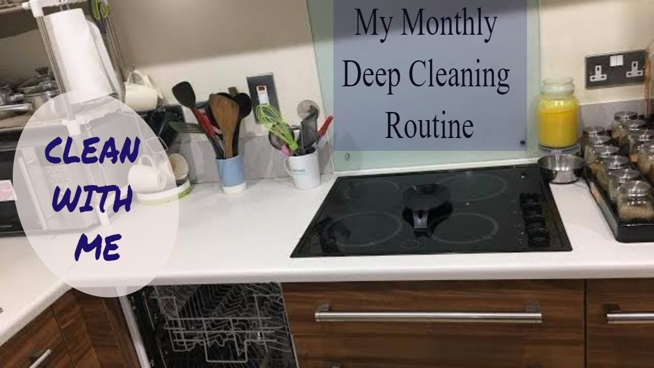 My Monthly Kitchen Deep Cleaning Routine || Indian Kitchen Cleaning Routine 2017