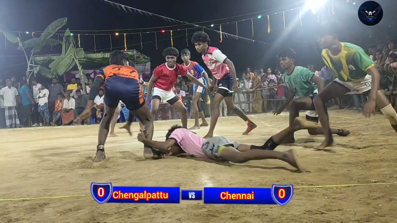 Chengalpattu🔥 vs Chennai 💥 50kg match in Velachery kabaddi match🤼#intresting#kabaddi#match#jump#game