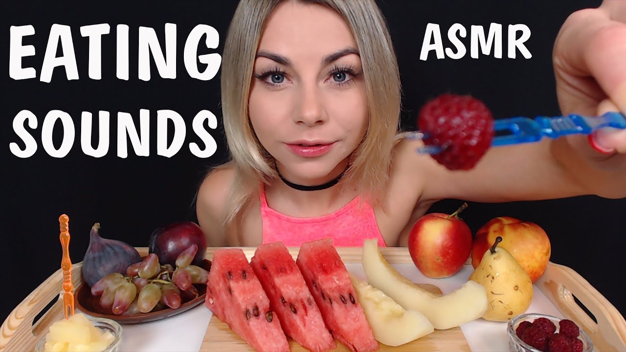 АСМР Звуки рта и еды 🍉👄Итинг Поедание 🍇 ASMR Eating  Mukbang Fruit Platter EATING SOUNDS