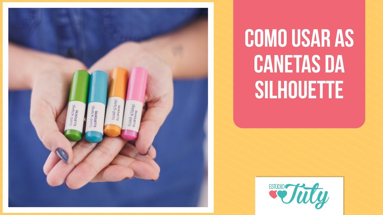 Como usar as canetas da Silhouette | Thiara Ney