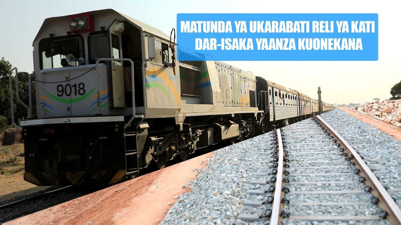 #TRC MPYA-UBORESHAJI RELI YA KATI DAR-ISAKA,DEREVA WA TRENI AKIRI KUWA NJIA NI NZURI,NA INAAMINIKA