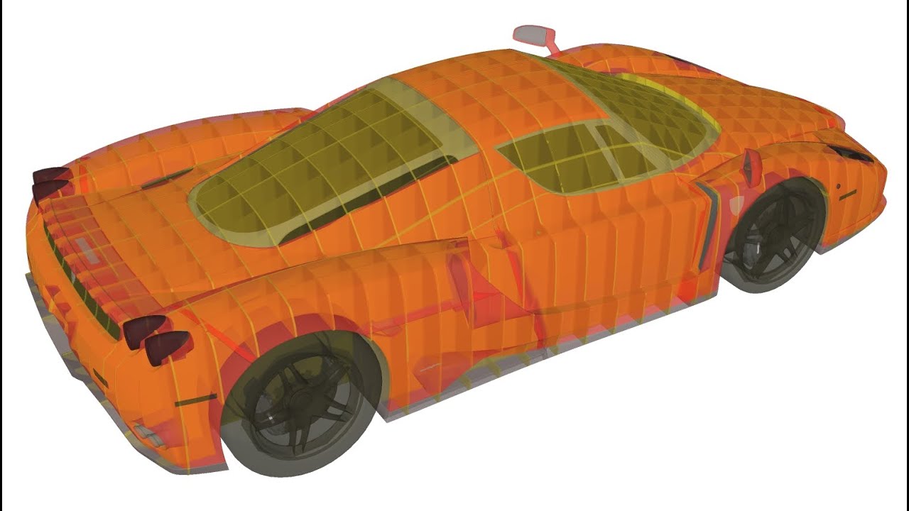 How To Make Buck Car, With Sketchup Modeling.