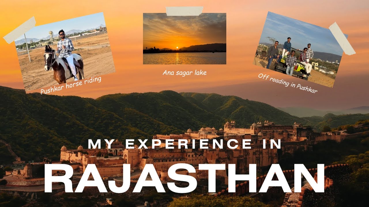 Pushkar me horse riding ki or thar me ki off roading |Ana Sagar lake beauty of AJMER | Day-14 