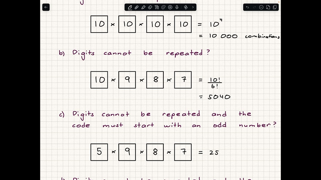 The Multiplication Principle