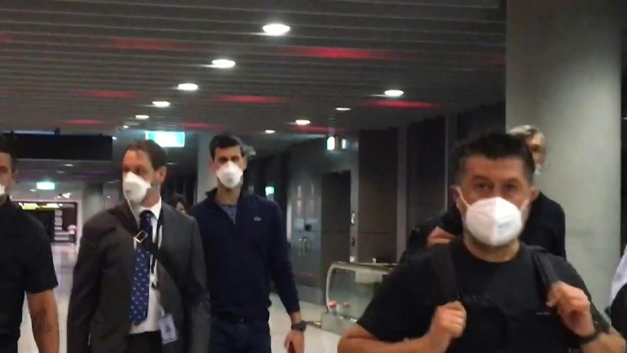 EXCLUSIVE: Djokovic in Melbourne airport after losing visa battle | AFP