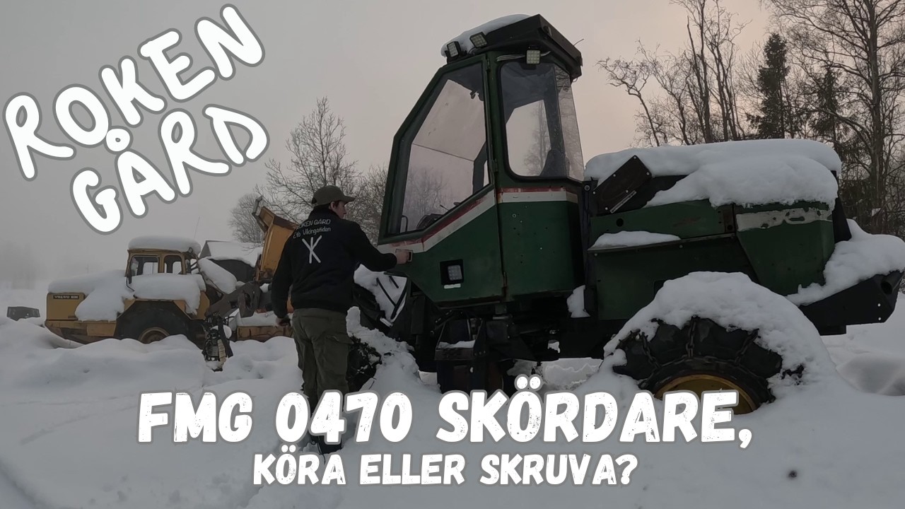 Roken Gård - Säsongsstart med FMG 0470 Gallrings Skördare