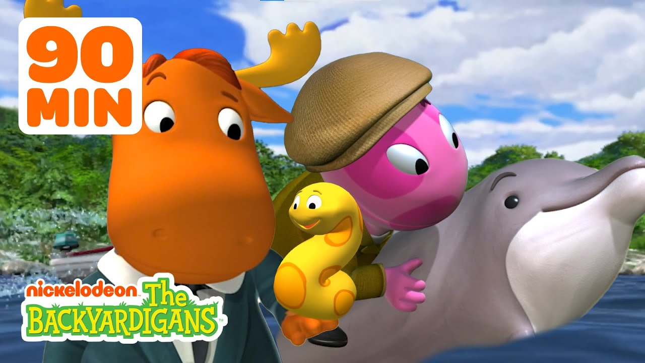 Backyardigans Get a Dinosaur Puppy & Wormen! w/ Tyrone & Uniqua | 90 Minutes | The Backyardigans