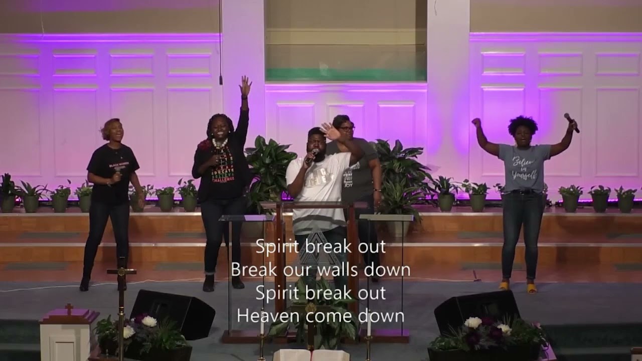 Christopher Montel Jackson Spontaneous worship moment : Spirit Break Out by William McDowell