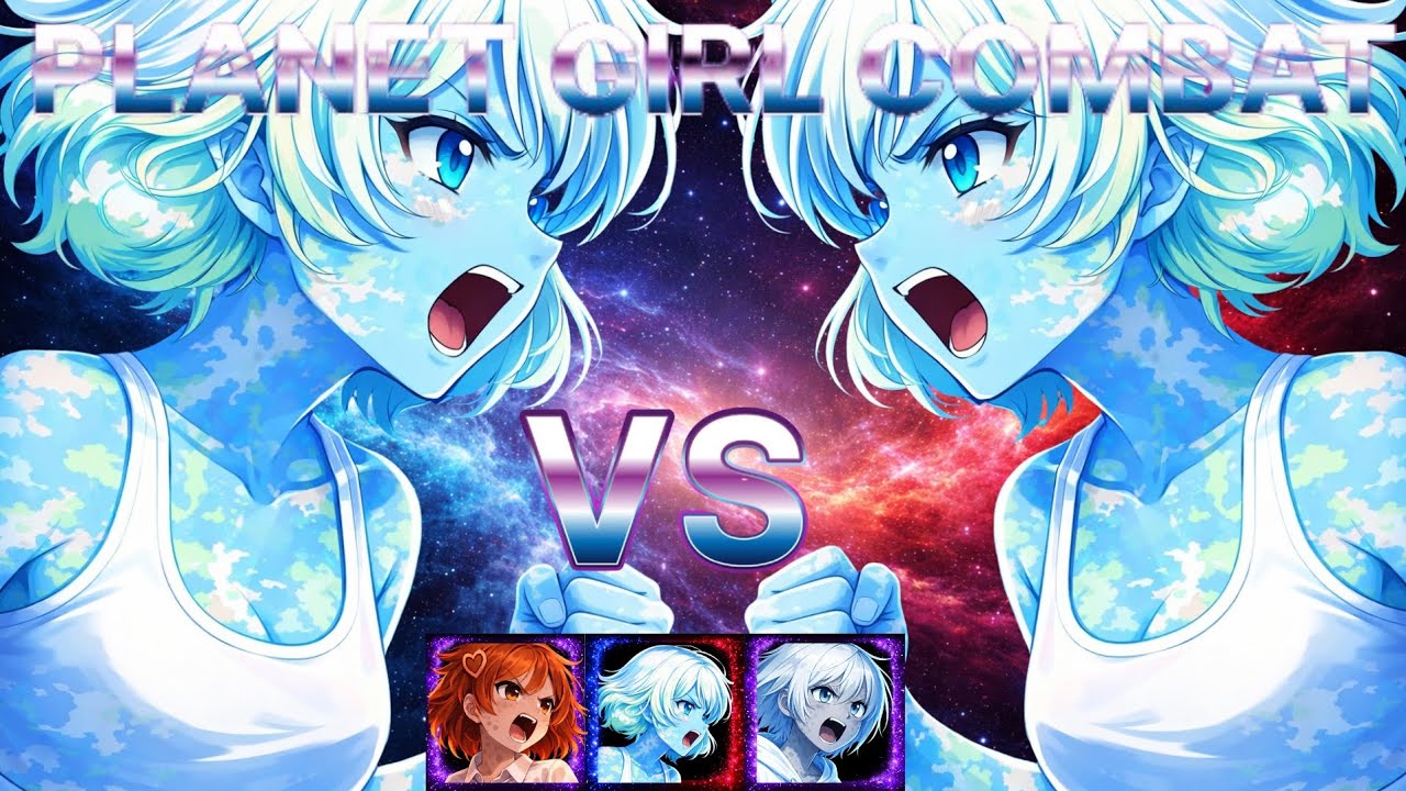 PLANET GIRL COMBAT character selsect demo
